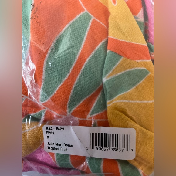 Show Me Your MuMu Julia Maxi Dress. Color:  Tropical Fruit. - Picture 3 of 5
